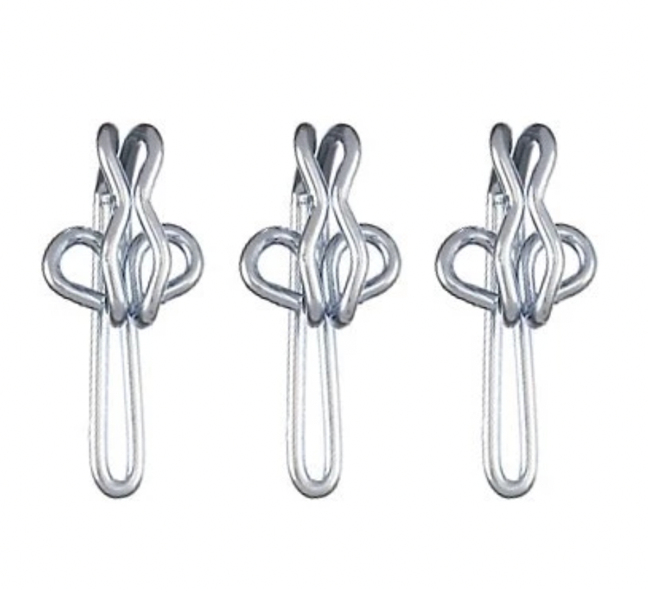 MR. CURTAIN 100pcs Butterfly Curtain Hook 28mm / Cangkuk Langsir
