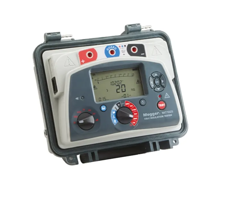 Megger MIT1025 Insulation Tester, 500V Min, 10000V Max, 20TΩ Max, CAT IV