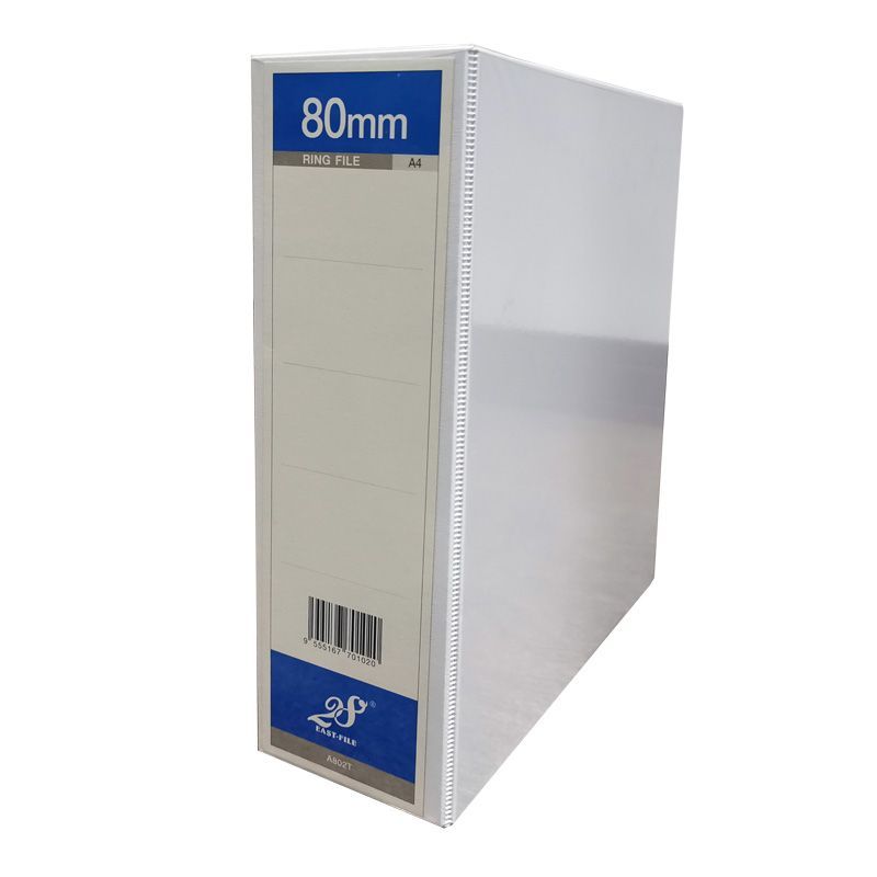 2D Ring File 80mm With Full Transparent