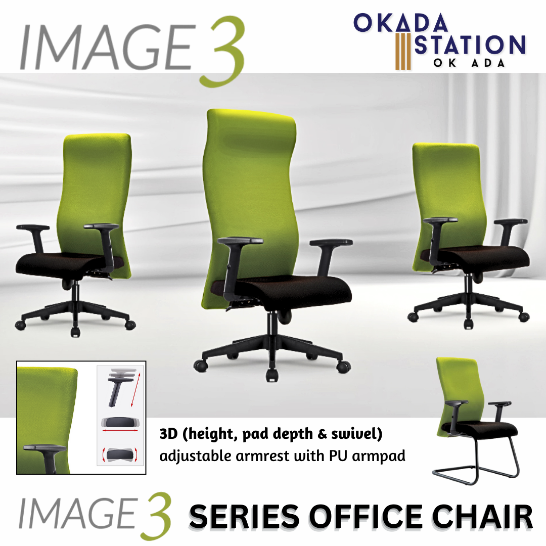 CLASSIC CHAIR IMAGE 3 ERGONOMIC OFFICE EXECUTIVE CHAIR WITH FP HIGH BASE - ALL SIZE (FABRIC) / CLASSIC CHAIR / EXECUTIVE SERIES / IMAGE 3 SERIES / ERGONOMIC OFFICE CHAIR / EXECUTIVE CHAIR / ERGONOMIC EXECUTIVE CHAIR / OFFICE CHAIR / CHAIR / IMAGE 3