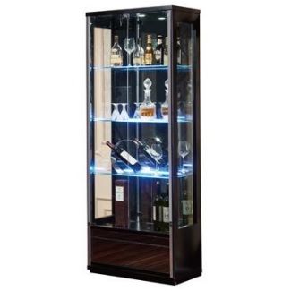 Display Cabinet Swinging Double Glass Door KT-6803BK