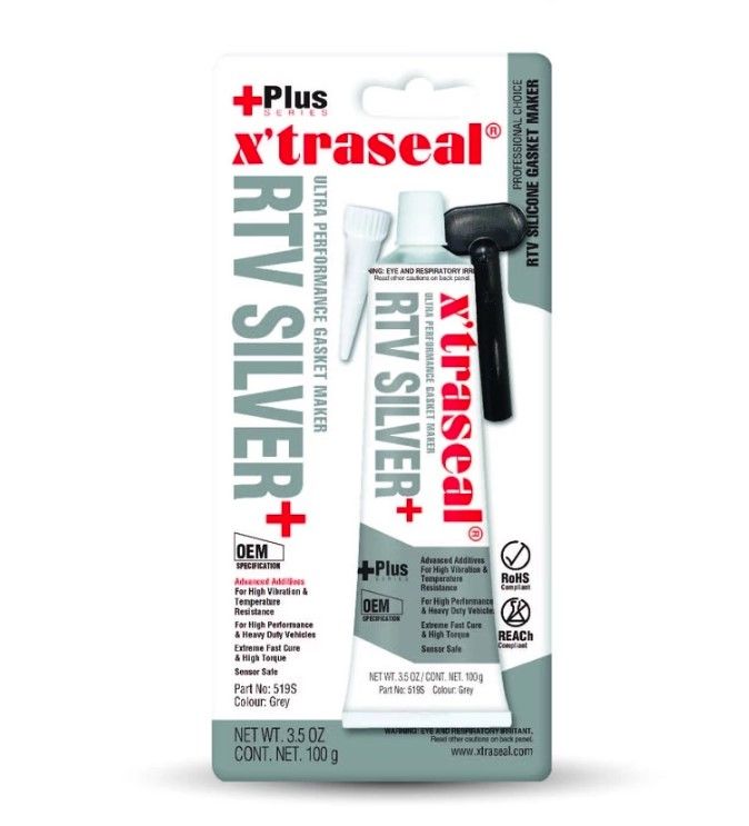 X'TRASEAL PLUS SERIES SILVER+ RTV GASKET MAKER 100G