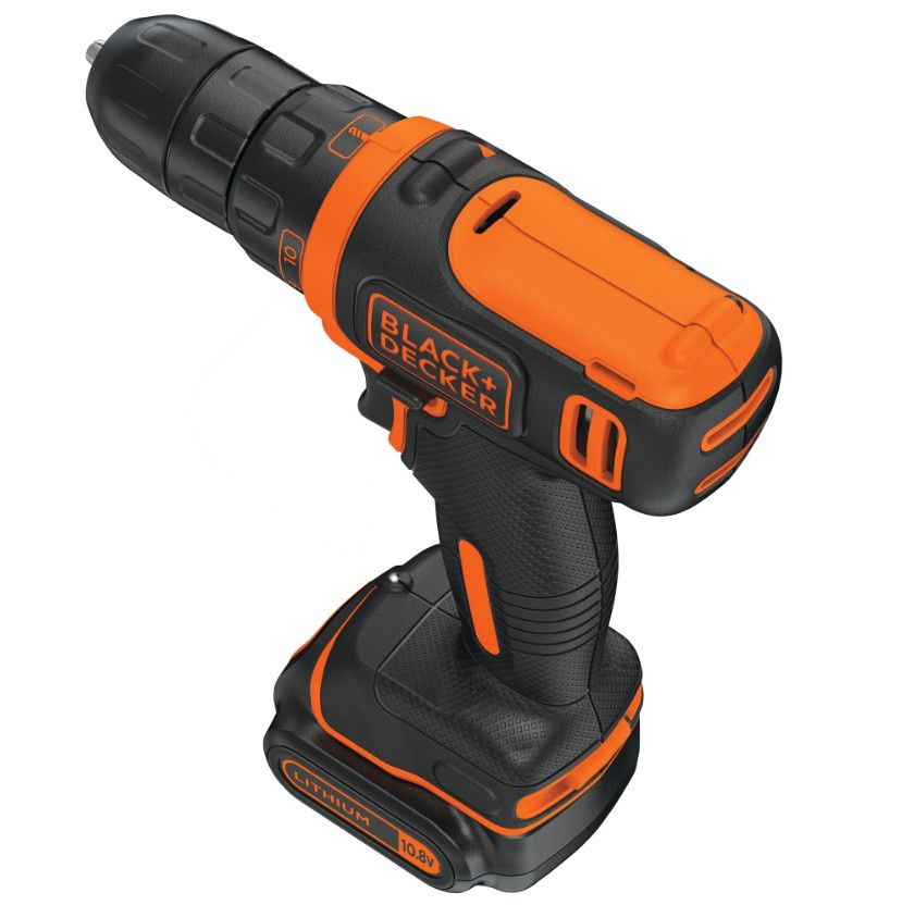 Black & Decker 12V Cordless Drill Driver  with Kitbox