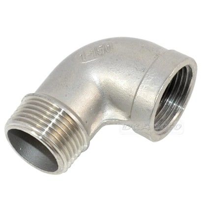 OEM Stainless Steel 304 Street Elbow Male & Female Elbow Threaded Adaptor 3/4"