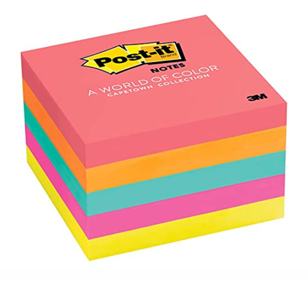 3M Post it pad neon note 3x3