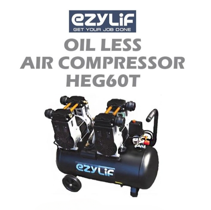 EZYLIF OIL-LESS AIR COMPRESSOR HEG60T