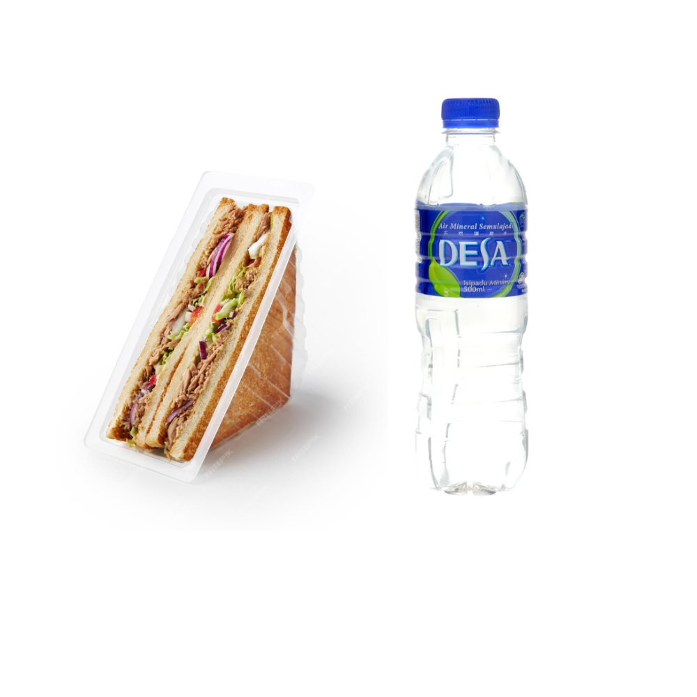 OEM Tuna Sandwich & Mineral Water