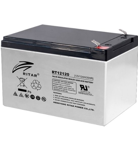 Ritar RT12120 12V 12Ah AGM VRLA Battery Ocha Ritar RT12120 12V 12Ah AGM VRLA Battery- Free delivery