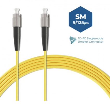 FC-FC 9/125 Singlemode Simplex Fiber Optic Patch Cable 3M 10M 15M