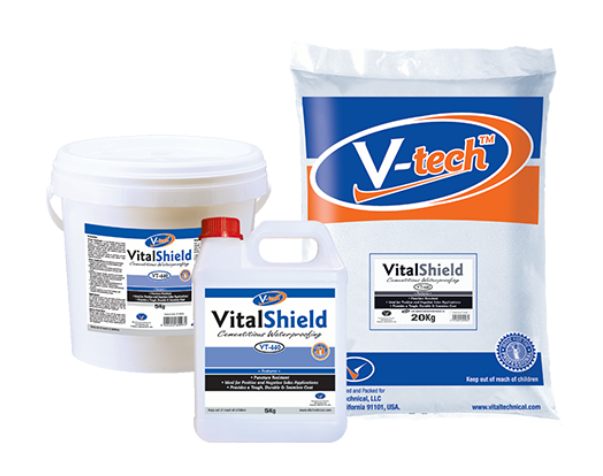 V-TECH VT-440 VITALSHIELD (INDOOR) (5KG) – CEMENTITIOUS WATERPROOFING