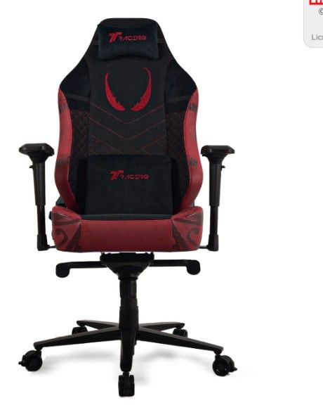 TTRacing Maxx Air Threads Fabric Gaming Chair - Venom Crimson Edition