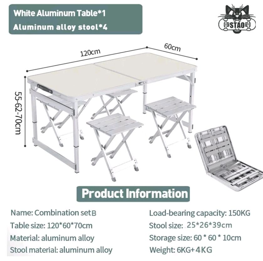 Table Aluminium Folding Table