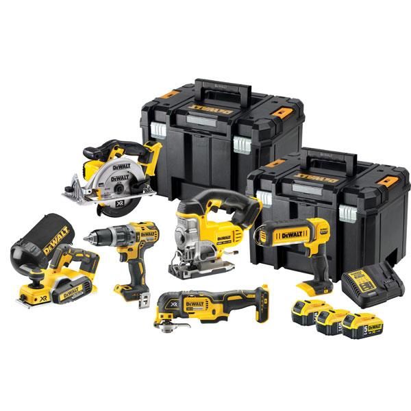 DEWALT *DeWalt 18 V XR 6 Piece Power Tool Kit (DCK665P3T)