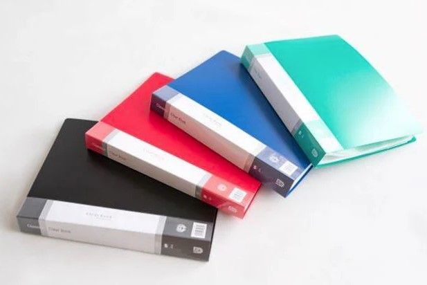 LION FILE - COLOUR PP A4 CLEAR BOOK HOLDER - 12 BOOKS/PACK