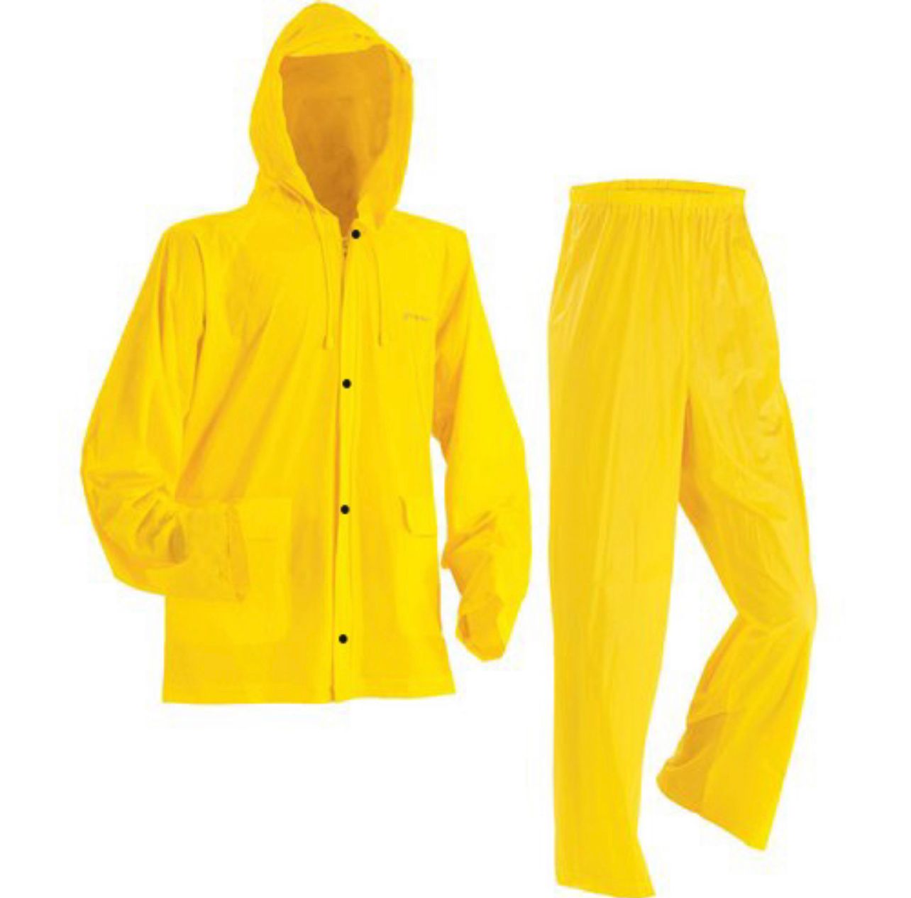 NA Heavy Duty Raincoat with Button Yellow Color (1 piece set) baju hujan tebal heavyduty