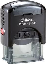 SHINY S-841 SELF-INKING PRINTER RUBBER STAMP WITH RUBBER 26mm x 10mm