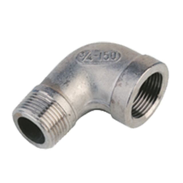 CS 1” NPT MALE X ¾” NPT FEMALE 90DEG ELBOW CS