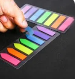 5 color waterproof loose leaf note index