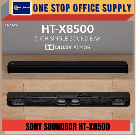 SONY SOUND BAR / SONY HT-X8500 BLUETOOTH SINGLE SOUND BAR with Dolby Atmos SNY-HTX8500 / SONY