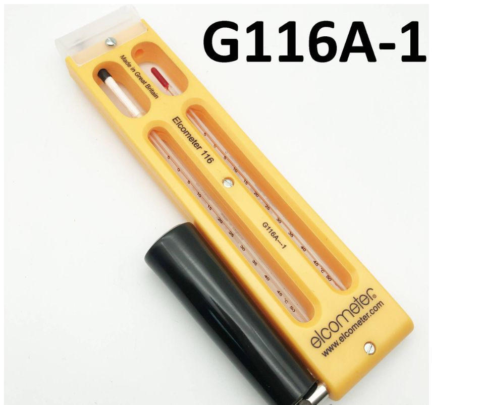 ELCOMETER 116 G116A-1 WHIRLING & SLING HYGROMETER PSYCHROMETER