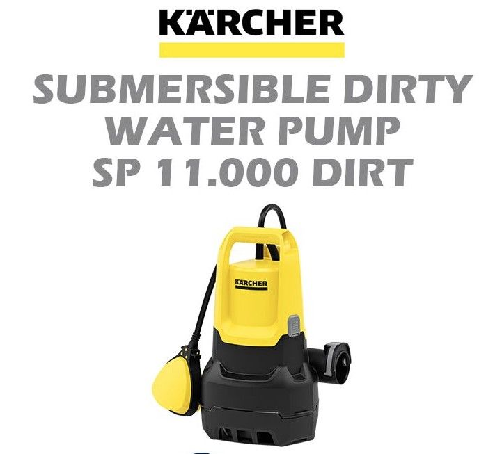 KARCHER SUBMERSIBLE DIRTY WATER PUMP SP11.000 DIRT