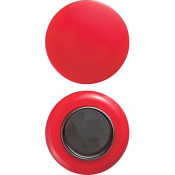 Quality Magnetic Button Red