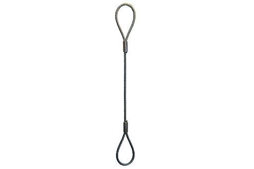 - *Single Leg Wire Rope Sling with End to End Ferrule Thimble Eye