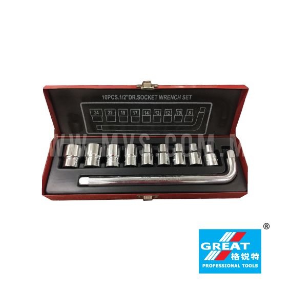 M-SAFE GREAT 8065010 8-24MM 10PCS (12PT) SOCKET SET