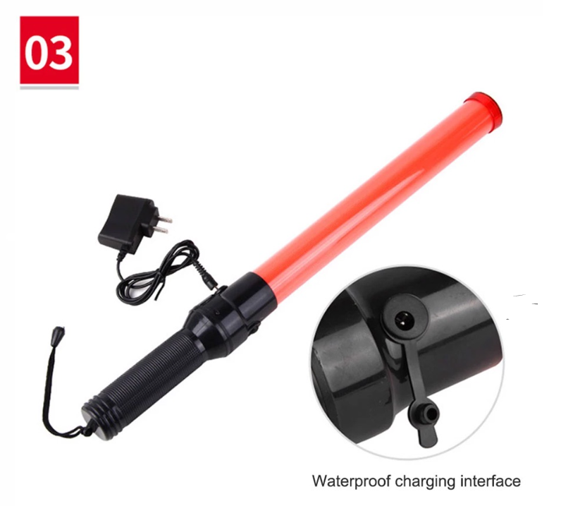 SL900 BATON LIGHT TRAFFIC RESCUE SIGNAL ROAD CONTROL WARNING FLASHING RED LED LIGHT