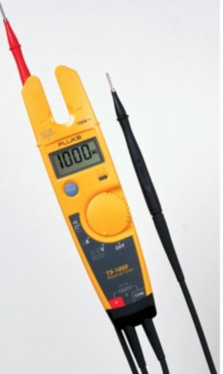 Fluke T5-1000 USA-HD Flat Electrical Tester with Hardcase