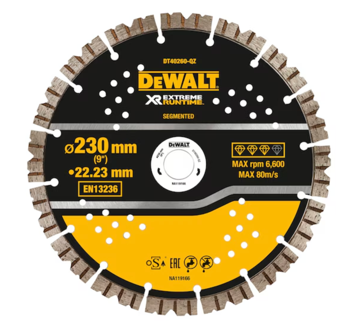 Dewalt 230x22mm Extreme Runtime Diamond Wheel