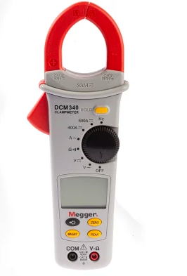 Megger DCM340 Clamp Meter, 35mm Jaw Capacity, 200h Battery Life - 1000-305