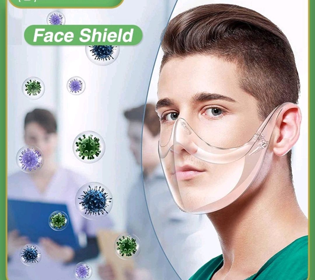 Na Face Shield - Premium Individual Packing - Anti-Fogging & Premium 100%-mouth cover