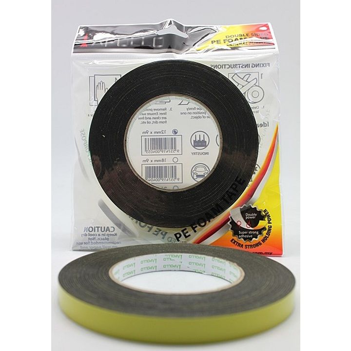 APOLLO DOUBLE SIDED FOAM TAPE GENERAL PURPOSE 12mm X 9m