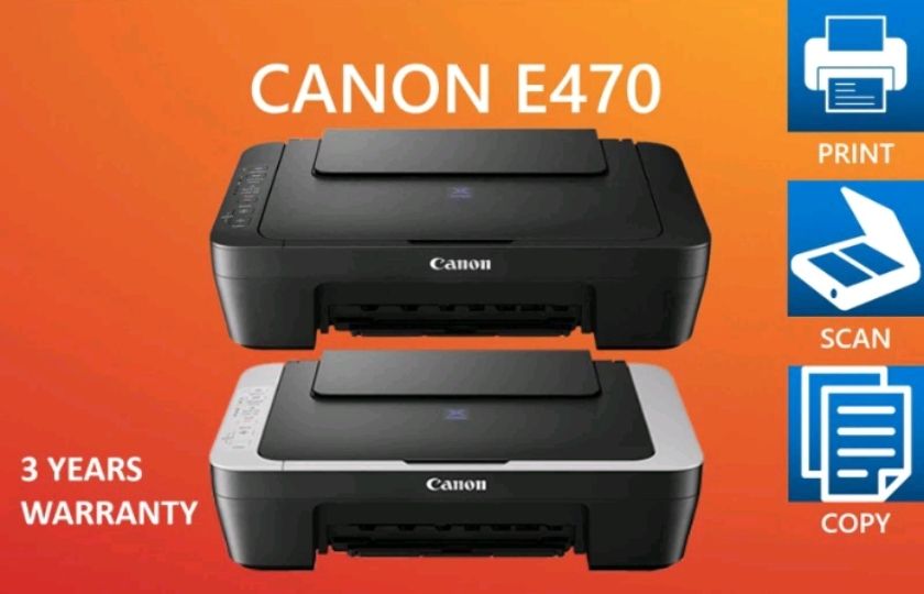 Canon E470 3In1 Color Inkjet Printer