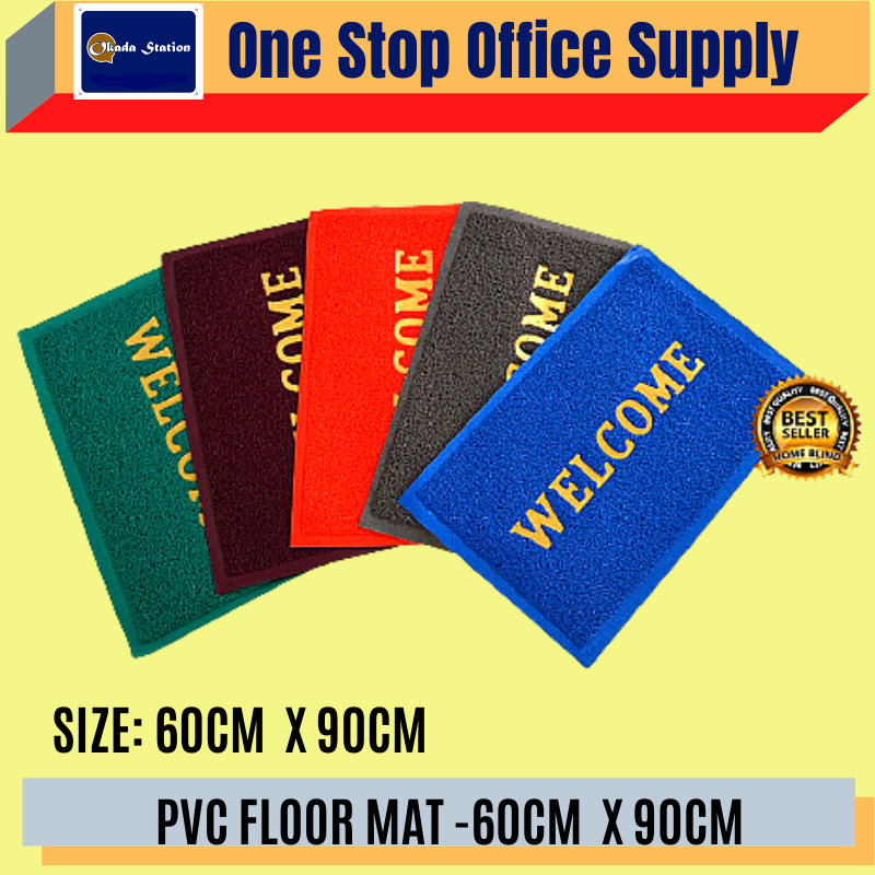FLOOR MAT 60CM X 90CM PVC FLOOR MAT / FLOOR MAT / FLOOR CARPET