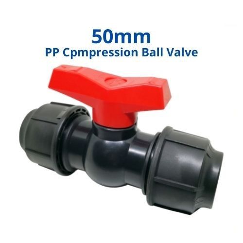 OEM Polyethylene HDPE BALL VALVE 50MM