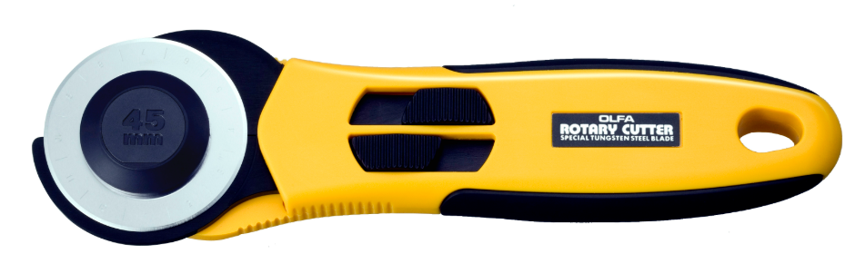 OLFA RTY-2/NS 45MM ROTARY CUTTER WITH RUBBER GRIP