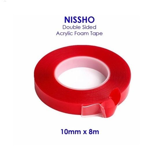 NISSHO Double Sided Acrylic Foam Tape 10mmx8m