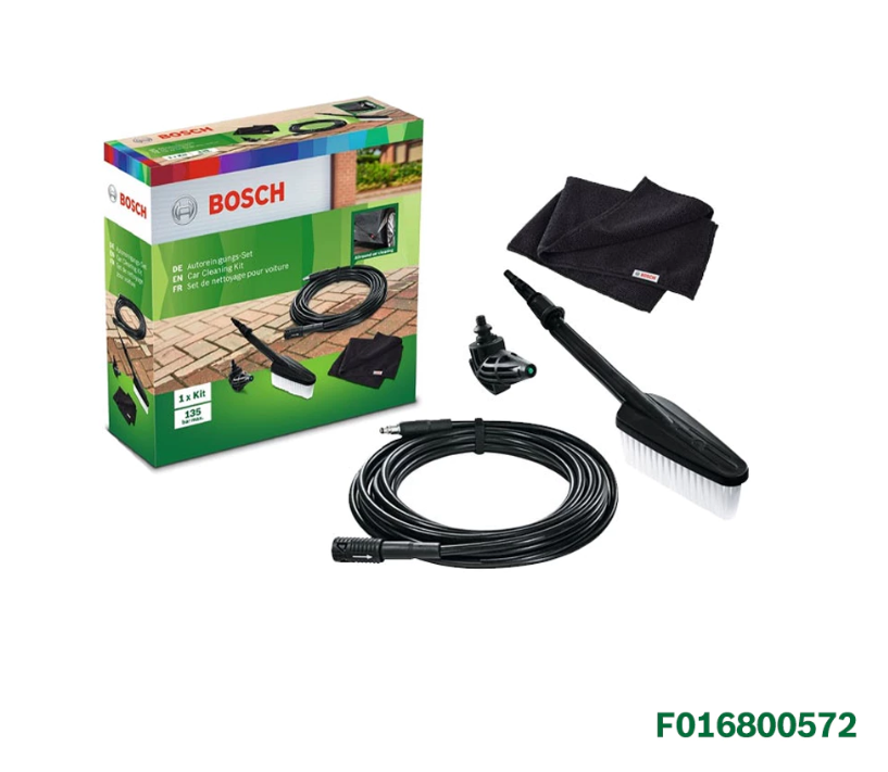 BOSCH HOME & CLEANING HIGH PRESSURE WASHER CAR WASH KIT - F016800572