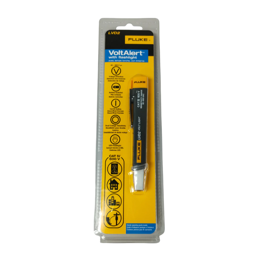 FLUKE LVD2 NON-CONTACT VOLTAGE TESTER WITH FLASHLIGHT