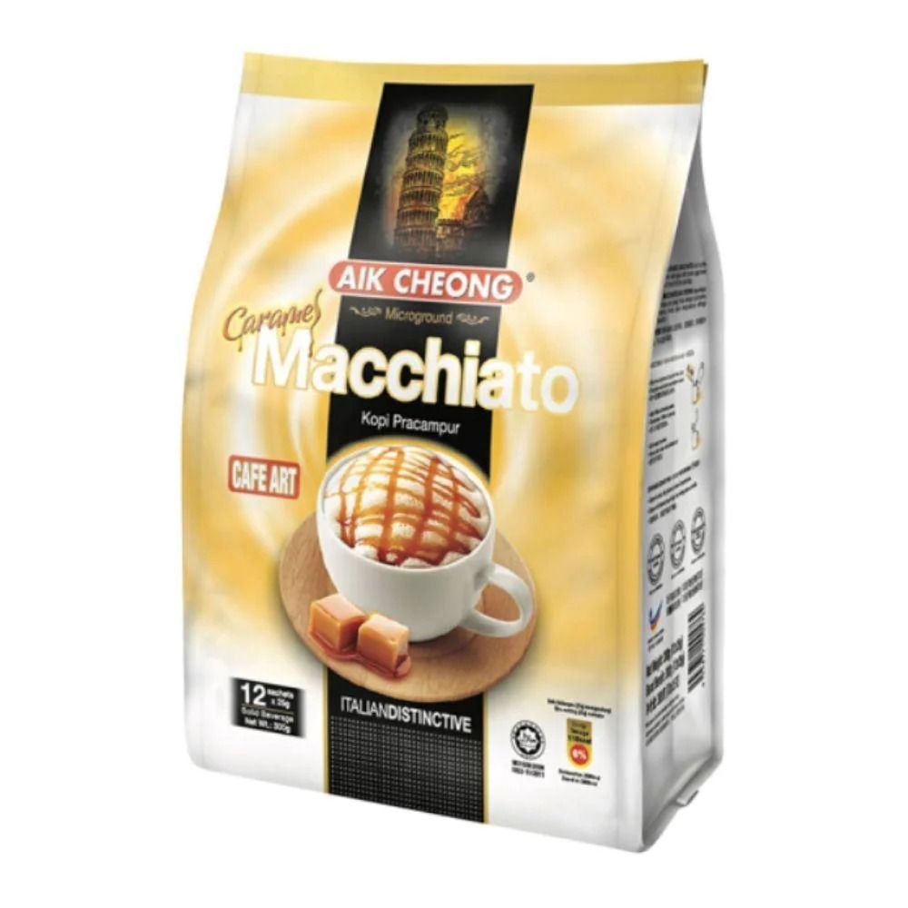 AIK CHEONG  CARAMEL MACCHIATO 3IN1  12'S X 25G