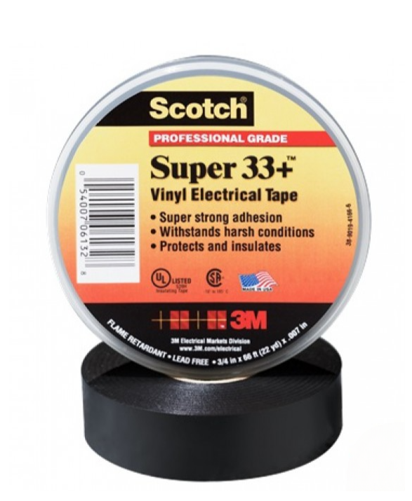 3M 33+ PREMIUM VINYL TAPE (3/4? X 66?)