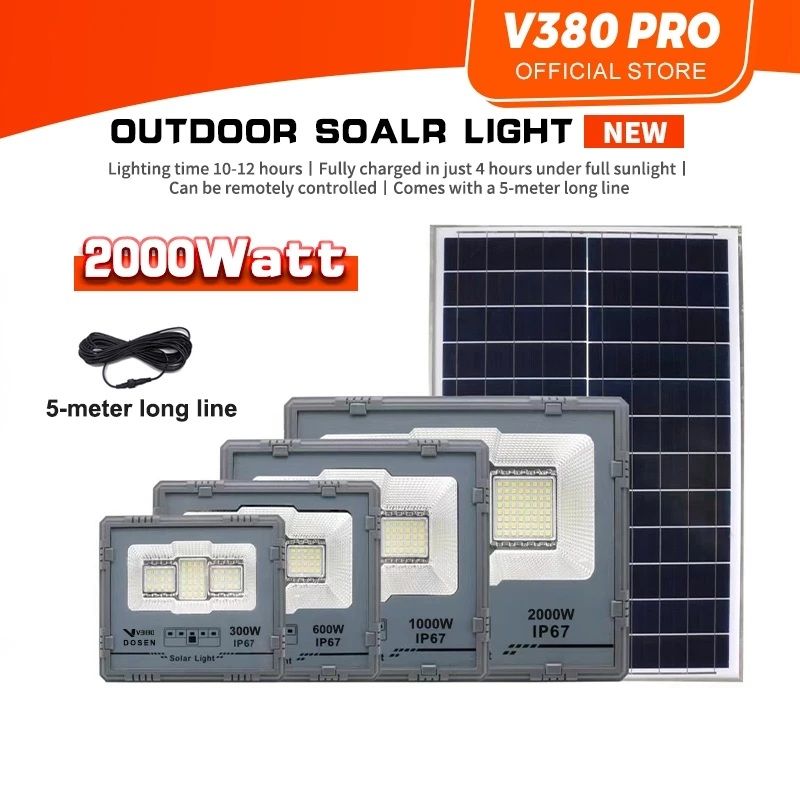 V380 PRO New Solar Light Outdoor Lighting RS247