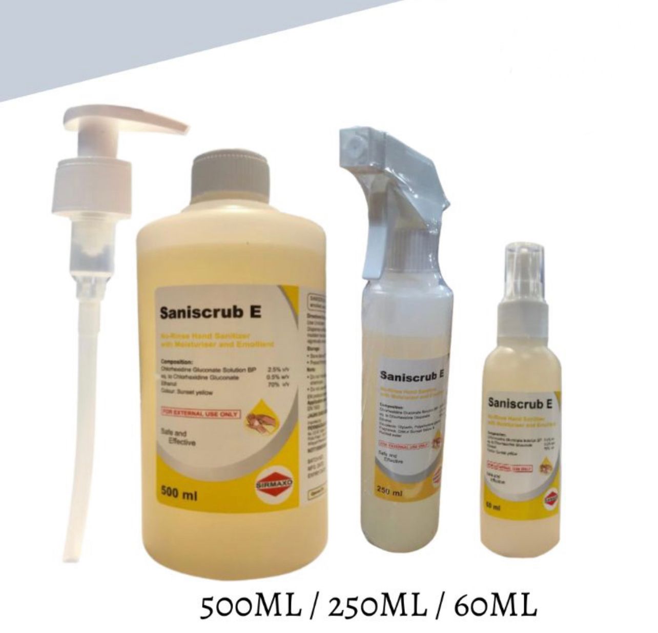 SANISCRUB E HAND SANITIZER- Kill 99.95%