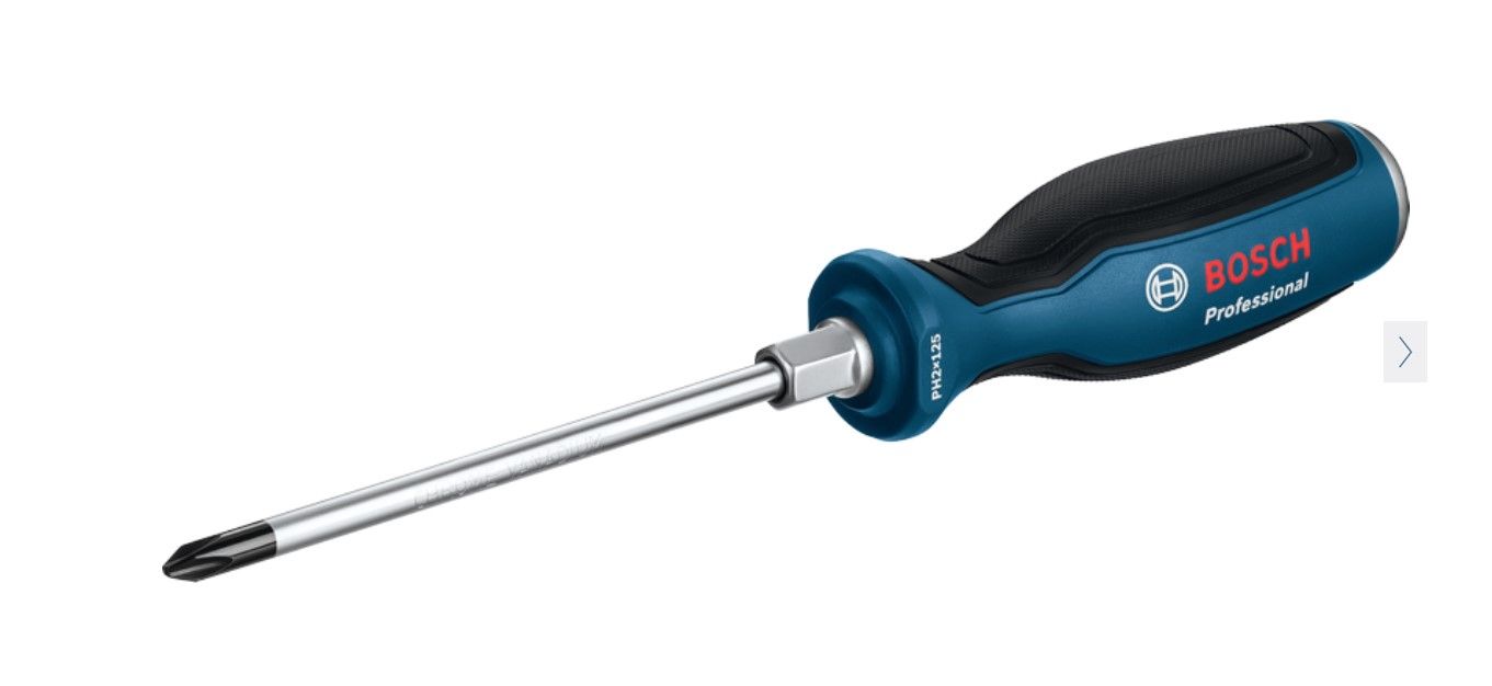 BOSCH SCREWDRIVER PH 2X125 PROFESSIONAL SCREWDRIVER (1600A01TG3)