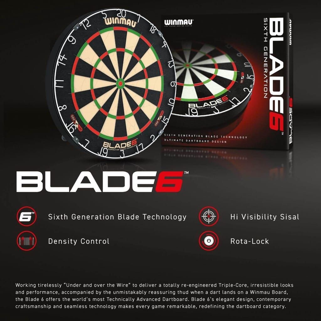 WINMAU *WINMAU Blade 6 Dartboard Set