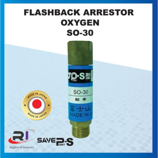 RIGHTWELL SAVE POINT FLASHBACK ARRESTOR OXYGEN SA-2 (MADE IN JAPAN)