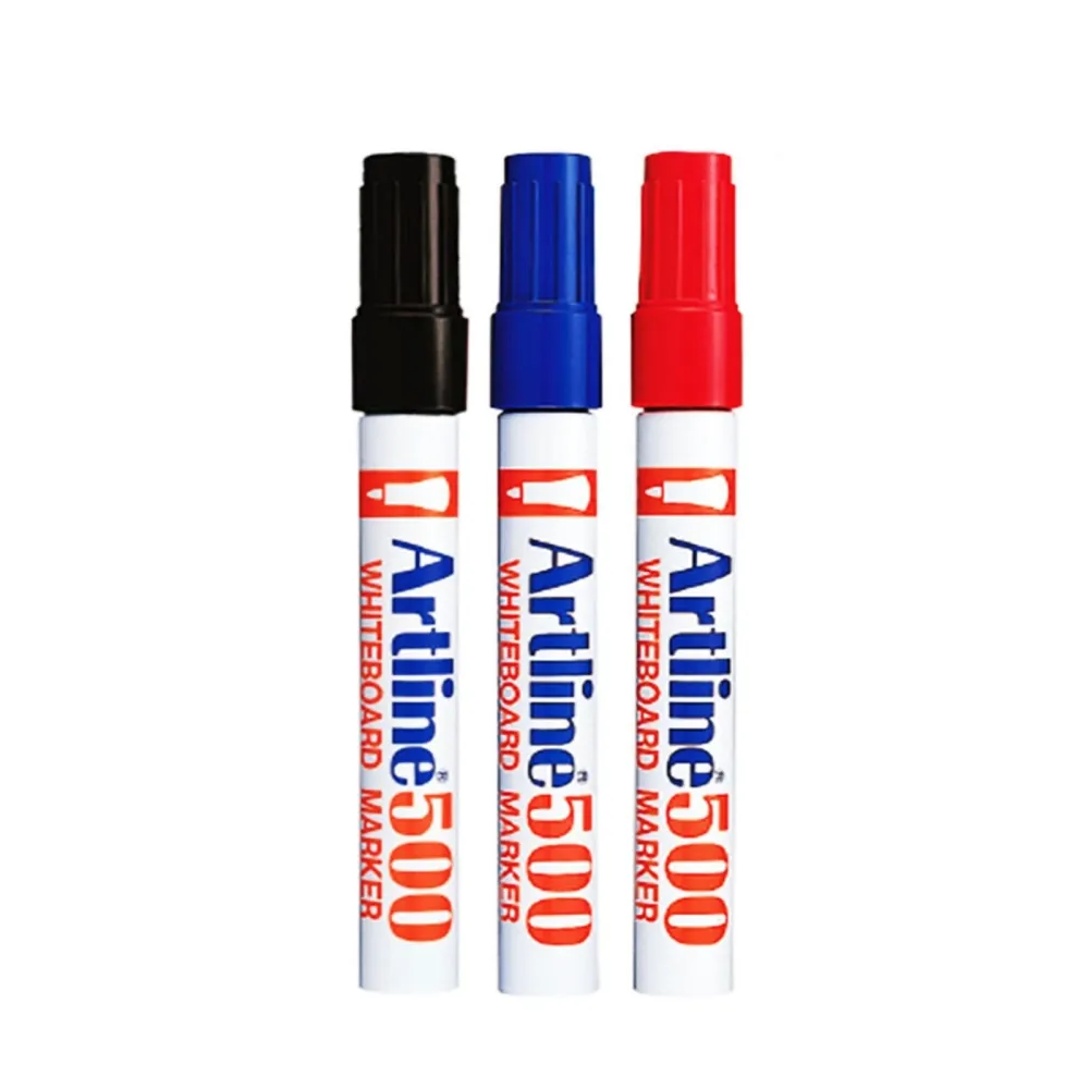 Artline White Board  Marker 500A Black/Blue/Red