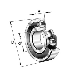 FAG 6304-2RSR-C3 Deep Groove Ball Bearing